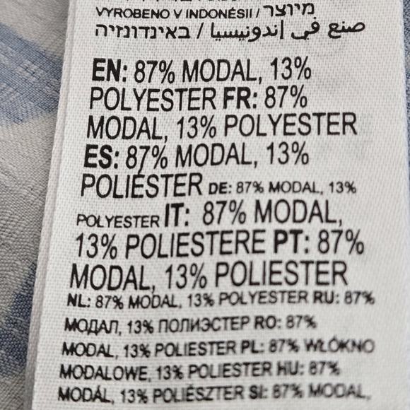 Quiksilver Waterman Men's XL Blue on White Printed Botanical Tropical Shirt - Picture 14 of 16